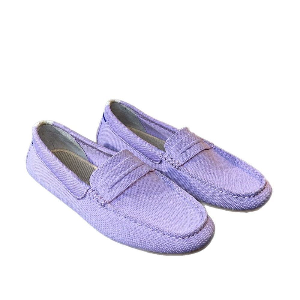 EUC $159 Rothy's The Driver Soft Loafer Slip-On Orchid Purple Size 8 - Picture 2 of 12